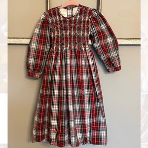 Vintage Tartan Plaid Christmas Dress